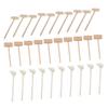 BESPORTBLE 30PCS Mini Wooden Hammer for Natural Smooth Surface Mallets Lightweight and Pounding for Safe Polished Wood Beating Tools for Boys view 1