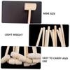 BESPORTBLE 30PCS Mini Wooden Hammer for Natural Smooth Surface Mallets Lightweight and Pounding for Safe Polished Wood Beating Tools for Boys view 3