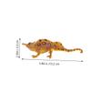 Abaodam Realistic Chameleon Lizard Model for Educational with Fine Craftsmanship Cognitive Learning Animal Figurines for Boys and Home and Garden Decoration view 2