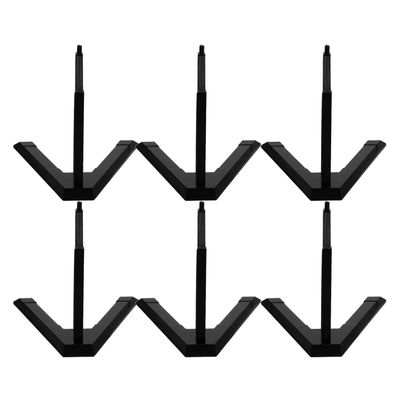 LALADEFIEE 6pcs Action Figure Stand Display Base for Robot Models Stable Model Supports for Posing and Showcasing Collectibles Lightweight Portable Holder for Multi-scene Use