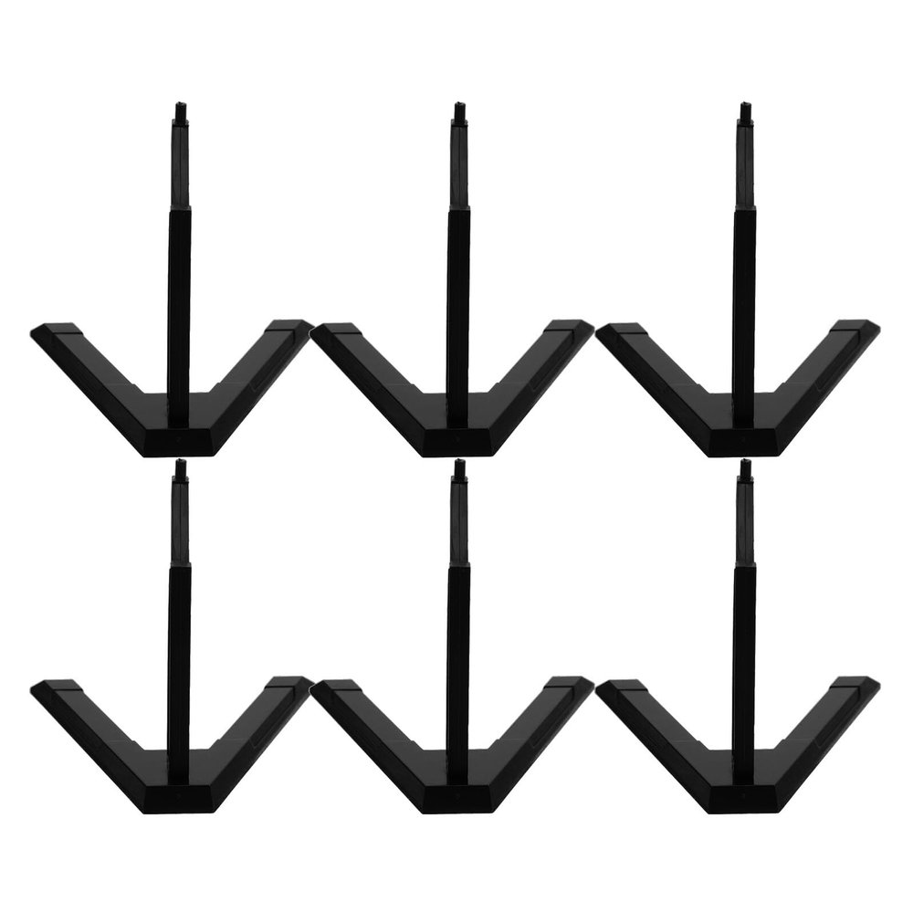 LALADEFIEE 6pcs Action Figure Stand Display Base for Robot Models Stable Model Supports for Posing and Showcasing Collectibles Lightweight Portable Holder for Multi-scene Use