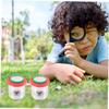 BESPORTBLE 3pcs Plastic Viewer Cage for Outdoor Nature Exploration Insect Observation Jar with Lid for Bug Catching Teaching Apparatus for Boys and Camping view 4