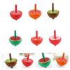 Abaodam 6pcs Wooden Gyro for Creative Spinning Tops Playthings Gyro for Boys and Traditional Hand-Spun Tops view 2