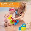 BESPORTBLE 6pcs Beach Set for Portable Sand Excavating Tools with Smooth Safe Plastic Lightweight Design for Creative Outdoor Play Beach Sandbox view 3