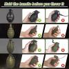 8Pcs Toy Hand Grenade for Tactical Game with 50 Round Ammo Model Battle Fake Grenade Toys for Outdoor Sport Role Play Prop Game,14+ and Adults view 2