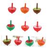 TOYANDONA 6pcs Wooden Gyro for Spinning Tops Playthings for Boys and Safe Smooth Edges Educational Fun view 4
