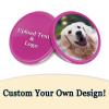 100-500PCS Custom Plastic Poker Chips with Logo & Image Multiple Colors Personalized Casino Chips Double Sided Printed Poker Chips Customizable for Bar Tokens, Custom Ball Makers Golf (Rose Red) view 3