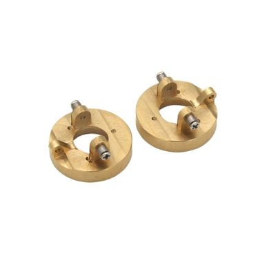 Compatible with Kyosho MINI-Z 4X4 Small Climbing Jimny Hynix RC Remote Control car Brass counterweight Steering Cup(Yellow)