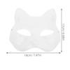 Abaodam DIY Kit with Felt and Eye Mesh Unpainted Blank Animal Mask for Cosplay Masquerade Halloween Party Decorations Comfortable Fit for All Ages Creative Craft view 2