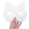 Abaodam DIY Kit with Felt and Eye Mesh Unpainted Blank Animal Mask for Cosplay Masquerade Halloween Party Decorations Comfortable Fit for All Ages Creative Craft view 4