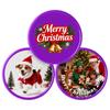 100-500PCS Custom Plastic Poker Chips with Logo & Image Multiple Colors Personalized Casino Chips Double Sided Printed Poker Chips Customizable for Bar Tokens, Custom Ball Makers Golf (Purple) view 1