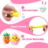 VioraWhite 72 Pcs 38oz Air Dry Clay Bulk Modeling Ultra Lightweight Foam Modeling Clay for Kids Adults DIY Gifts Party Arts Crafts and School Project Supplies (Easter Color) view 3