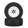 RC Tires Tyres Wheels Compatible with Axial Jr 90069 D90 TF2 for Tamiya CC01 LC70 for MST 1/10 RC Crawler Car 4PCS 1.55 Metal Beadlock Wheel Rim Tire Set view 3