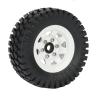 RC Tires Tyres Wheels Compatible with Axial Jr 90069 D90 TF2 for Tamiya CC01 LC70 for MST 1/10 RC Crawler Car 4PCS 1.55 Metal Beadlock Wheel Rim Tire Set view 4
