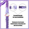 PCFING 20 Inch Number 7 Piata Purple Silver with 30 Inch Piata Stick Blindfold Confetti for Boy Girl Kids Birthday Party Decorations, Anniversary Celebration, Fiesta view 4