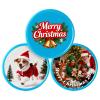 100-500PCS Custom Plastic Poker Chips with Logo & Image Multiple Colors Personalized Casino Chips Double Sided Printed Poker Chips Customizable for Bar Tokens, Custom Ball Makers Golf (Light Blue) view 1