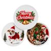 100-500PCS Custom Plastic Poker Chips with Logo & Image Multiple Colors Personalized Casino Chips Double Sided Printed Poker Chips Customizable for Bar Tokens, Custom Ball Makers Golf (White) view 1