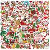 100 Christmas Stickers, Holiday Gift Wrap Labels - Waterproof Matte Vinyl, for Cards, Gifts, Windows, Perfect for Decorating Your Personal Items and Personal Space view 1