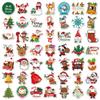 100 Christmas Stickers, Holiday Gift Wrap Labels - Waterproof Matte Vinyl, for Cards, Gifts, Windows, Perfect for Decorating Your Personal Items and Personal Space view 2