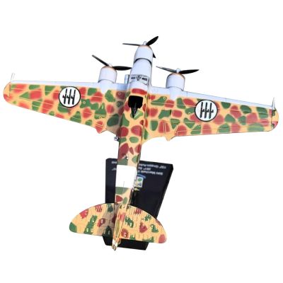 1/144 Scale WWII Italy Savoia-Marchetti SM.79 Sparviero Bomber Model Alloy Model Diecast Plane Toy for Collection