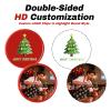100-500PCS Custom Plastic Poker Chips with Logo & Image Multiple Colors Personalized Casino Chips Double Sided Printed Poker Chips Customizable for Bar Tokens, Custom Ball Makers Golf (Red) view 2