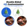 100-500PCS Custom Plastic Poker Chips with Logo & Image Multiple Colors Personalized Casino Chips Double Sided Printed Poker Chips Customizable for Bar Tokens, Custom Ball Makers Golf (Blue) view 2