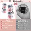 2 Pcs Keyboard Fidget Toy, Fidget Keychain Keyboard with LED Lights, Cat Shape Keyboard Decompression Button Finger Clicker Toys, Button Stress Relief Fidget to Relief Stress view 4