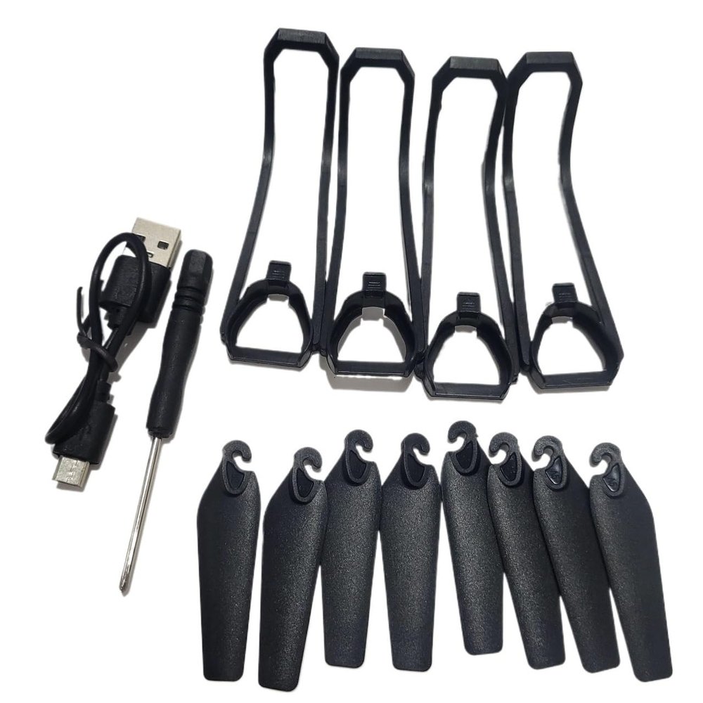 Chuhals for E88 PRO Drone E88PRO Propeller Blade/Protective Frame USB Charger(Set 01)