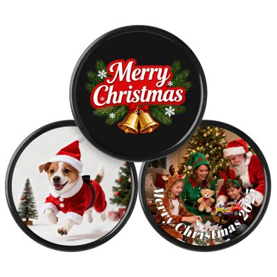 100-500PCS Custom Plastic Poker Chips with Logo & Image Multiple Colors Personalized Casino Chips Double Sided Printed Poker Chips Customizable for Bar Tokens, Custom Ball Makers Golf (Black)