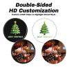 100-500PCS Custom Plastic Poker Chips with Logo & Image Multiple Colors Personalized Casino Chips Double Sided Printed Poker Chips Customizable for Bar Tokens, Custom Ball Makers Golf (Black) view 2