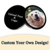 100-500PCS Custom Plastic Poker Chips with Logo & Image Multiple Colors Personalized Casino Chips Double Sided Printed Poker Chips Customizable for Bar Tokens, Custom Ball Makers Golf (Black) view 4
