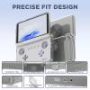 for Retroid Pocket Flip 2 Retro Game Console Protective Case,Clear TPU Cover Compatible with Retroid Pocket Flip 2,Shockproof Drop-Proof Game Console Case Cover (Clear Gray) view 3