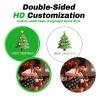 100-500PCS Custom Plastic Poker Chips with Logo & Image Multiple Colors Personalized Casino Chips Double Sided Printed Poker Chips Customizable for Bar Tokens, Custom Ball Makers Golf (Green) view 2