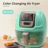Simulated Air Fryer Pretend Play Toy, Play Kitchen Accessories, Simulated Air Fryer Role-Playing Toy for Toddler 3-5 5-7 (Red) view 4