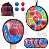 2 in 1 Toss and Catch Ball Game Set, Toddler Baseball Glove for Beach Pool Yard, Kids Sports & Outdoor Play Toys with Target Board, Birthday Gift for Ages 3 4 5 6 7 8-12 Year Old Boys Girls view 1