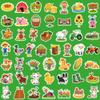 100 Pcs Farm Animal Stickers for Kids, Cute Animals Water Bottle Stickers for Kids Waterproof, Vinyl Laptop Kid Sticker Pack, Barn Cow Pig Stickers for Girls Boys Classroom Prizes view 4
