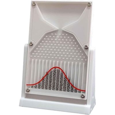 12 * 18cm Galton Board, Physics Lab Teaching Tool, Normal Distribution Mathematical Model, Probability Teaching Demonstration with Curve, Desk Toy, Inspire Curiosity, for Educators Students