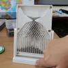 12 * 18cm Galton Board, Physics Lab Teaching Tool, Normal Distribution Mathematical Model, Probability Teaching Demonstration with Curve, Desk Toy, Inspire Curiosity, for Educators Students view 2