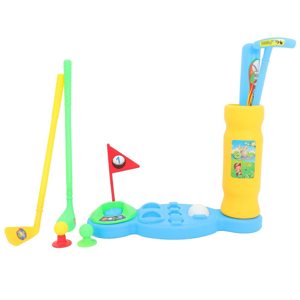 Beaupretty Golf Outdoor Sports Game with Plastic Balls and Clubs for Boys and Promotes Coordination and Patience Fun Playthings for Indoor and Garden Use