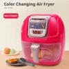 Simulated Air Fryer Pretend Play Toy, Play Kitchen Accessories, Simulated Air Fryer Role-Playing Toy for Toddler 3-5 5-7 (Green) view 4
