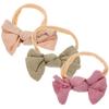 Abaodam 3pcs Bow Headbands for Soft Elastic Hairbands Comfortable Fit Non-slip Headdress Hair Accessories for Special Occasions and Everyday Wear view 1