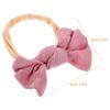 Abaodam 3pcs Bow Headbands for Soft Elastic Hairbands Comfortable Fit Non-slip Headdress Hair Accessories for Special Occasions and Everyday Wear view 2