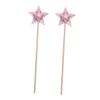 Abaodam 2pcs Star Shaped Fairy Wands for Party Props Lightweight Stick for Birthday Dance Concert Photography view 1