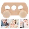DECHOUS Wooden Hand Grip Push Car for Boy Girl Smooth Sanded Edges Safe Grasping Educational Inertial Vehicle Lightweight Wood Plaything view 2