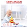 FRCOLOR 4pcs Rattles Plastic Hand Grasping Plaything Sensory Soothing for Boys and Early Learning Development view 3