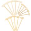 Uonlytech 15pcs Mini Wooden Mallets Handmade Wood Hammer for Muscle Development Educational Play and Creative DIY Crafting Activities view 1