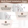 Fairy Baby Window Guards for Children Kids, Adjustable Wide 36.3" - 61.4" Child Safety Window Guard Prevents Accidental Falls, Home Security Childproof Interior Bar Guard for Windows Wide(2 Panels) view 4
