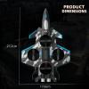 BEACONDESI F47 Future Fighter RC Airplane with 360 Stunt Flights - 2.4GHz Remote Control Foam Plane with LED Lights, One-Key Takeoff/Landing, Altitude Hold, 3 Speed Modes - Gift for Kids & Beginners view 2