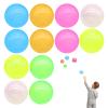 12 Pieces Glowing Sticky Ball,Very Elastic Balls That Glow in The Dark and Stick to The Ceiling view 1