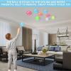 12 Pieces Glowing Sticky Ball,Very Elastic Balls That Glow in The Dark and Stick to The Ceiling view 2